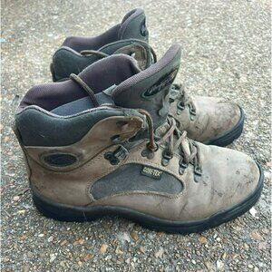 Vasque Vintage Gortex Hiking Boots Skywalk 7150 Men's 10 Brown